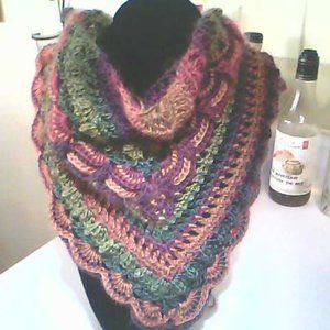 Vintage Style Victorian Cowl.....multicoloured